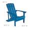 Flash Furniture Blue Poly Resin Adirondack Chair, PK 4 4-JJ-C14501-BLU-GG - alternate 3